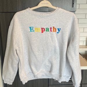 Empathy Always crewneck from Mayfair Group